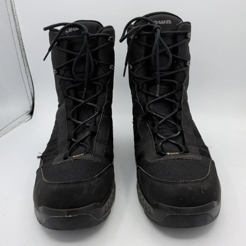 LOWA Trident III GTX Mens Black Winter Hiking Snow Boots Gore-Tex Size 13 US M